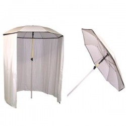 Umbrela sudura semi-transparenta cu perdea