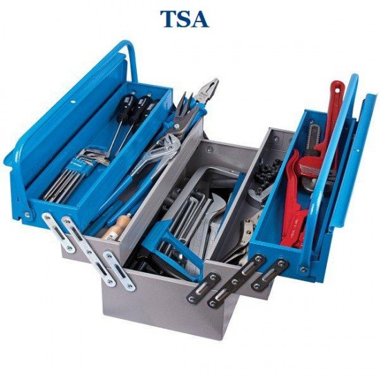 Trusa profesionala de scule pentru mecanici auto TSA in cutie metalica 65 piese Unior